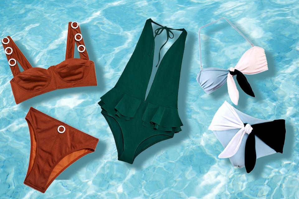 These are the top swim trends for summer '17, according to Polyvore, Lyst, and Pinterest.