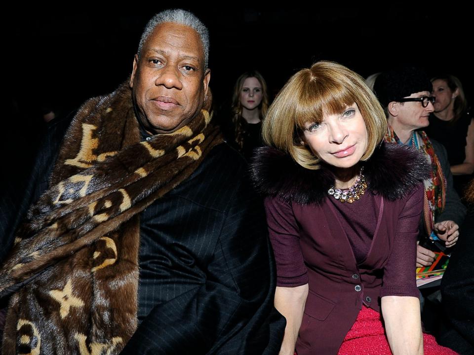 André Leon Talley and Anna Wintour were colleagues at Vogue for over a decade.