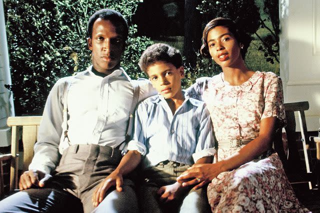 <p>Disney General Entertainment Content via Getty</p> Dorian Harewood, Kristoff St. John and Irene Cara in Roots: The Next Generation.