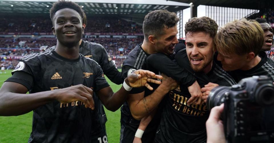 Arsenal celebrate Credit: Alamy