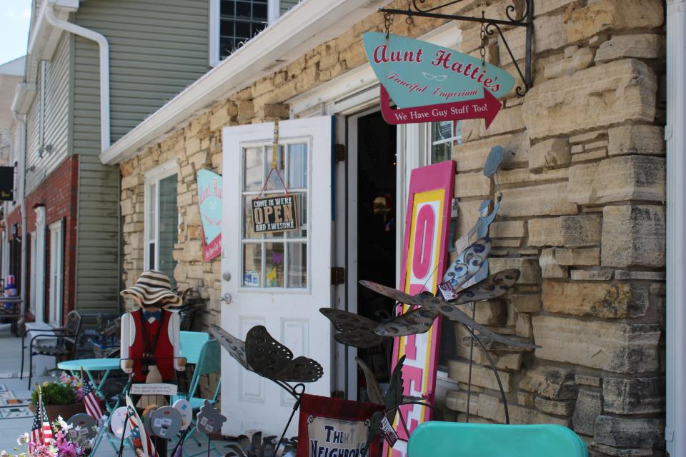 Aunt Hattie’s Fanciful Emporium sells vintage pieces and merchandise from popular franchises on Cody Road in LeClaire.