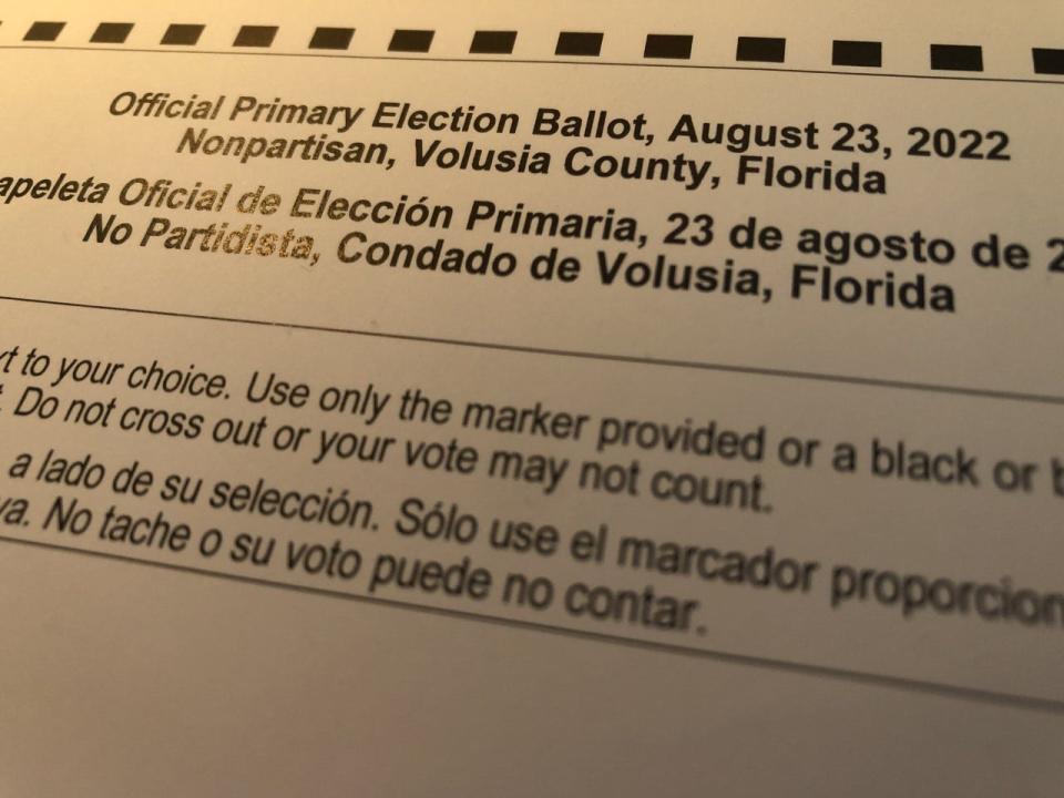 Nearly 170,000 voters in Volusia and Flagler counties are receiving their 2022 primary election ballot in the mail. Polling takes place Aug. 23.