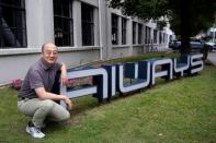 Samuel Fu, President and Co-founder of AIWAYS Automobiles Co Ltd. poses for picture at the company's office following the coronavirus disease (COVID-19) outbreak in Shanghai