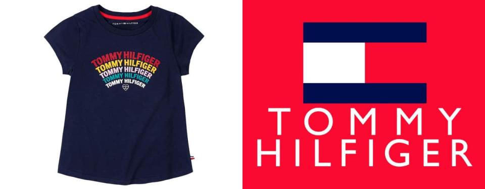 Tommy Hilfiger Girls Navy Graphic T-shirt