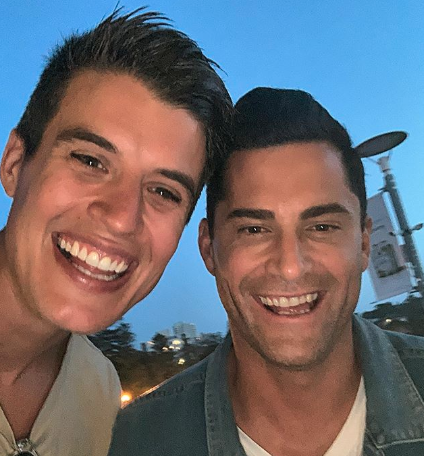 Former Bachelor contestants Bill Goldsmith and Jamie Doran were included in Bill's post. Photo: Instagram/bill.michael.goldsmith