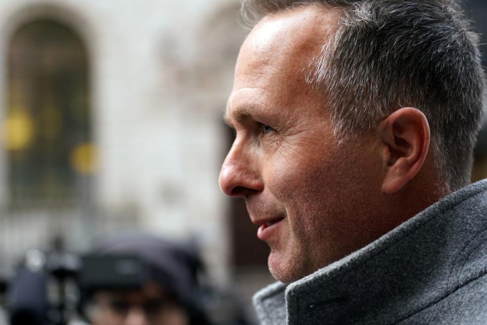 Michael Vaughan has been cleared of making a racist comment in 2009  (PA)