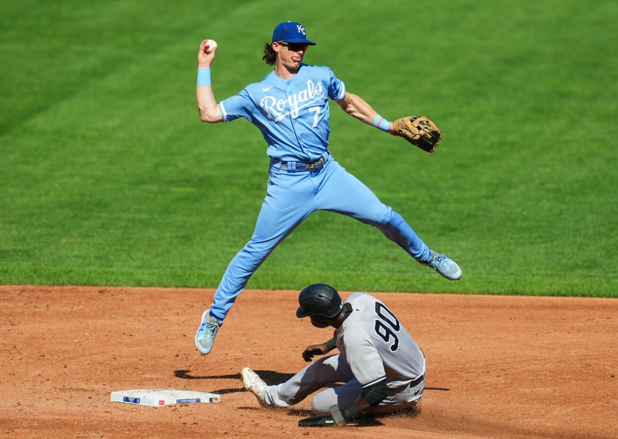 In 2023, Bobby Witt Jr. became the first player in Royals history with 30 home runs and 30 stolen bases in the same season. He also dramatically improved his defense as he moved to shortstop full time.