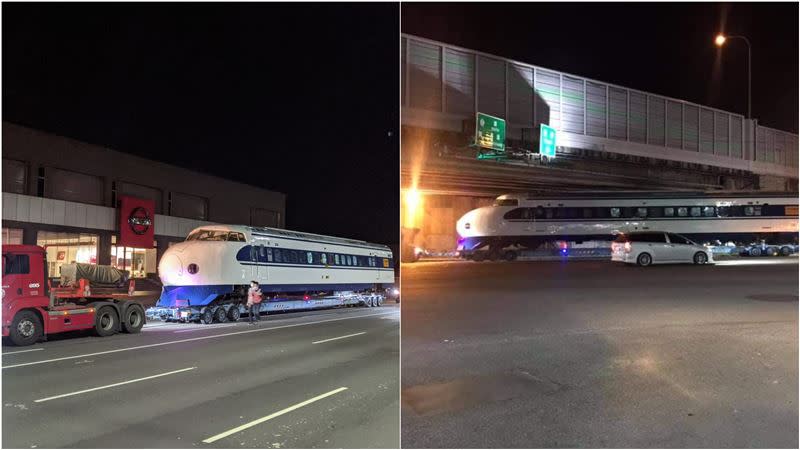 新幹線列車跑上台灣街頭，讓民眾大開眼界。（圖／翻攝自路上觀察學院）