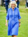 <p>Camilla, Duchess of Cornwall, smiles during a reopening visit to the Youth Action Wiltshire Oxenwood Outdoor Activity Centre on Tuesday in Marlborough, England.</p>