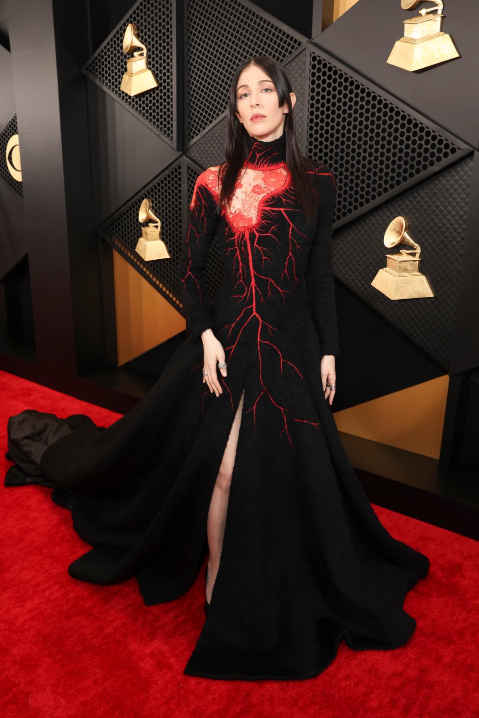 <h1 class="title">Caroline-Polachek-The 66th Annual Grammy Awards</h1><cite class="credit">CBS Photo Archive/Getty Images</cite>