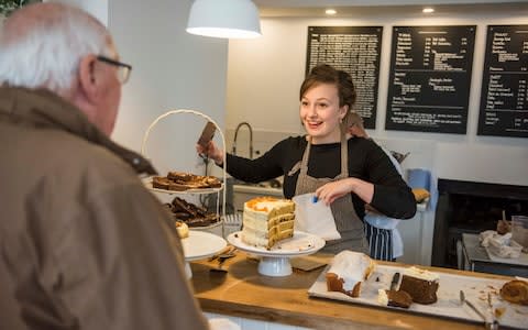 Flora Shedden at Aran Bakery - Credit: Chris Watt