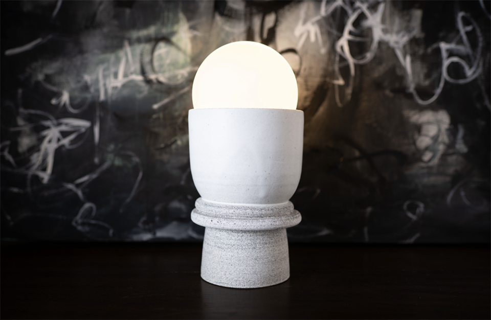 Alabaster Bracelet Table Lamp by Erin Hupp 