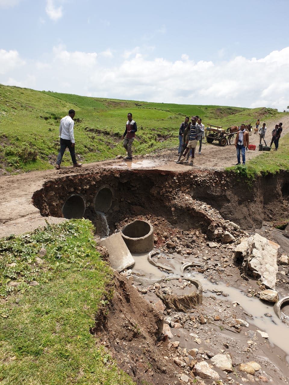 The road from Addis Ababa, Ethiopia, leading to the crash site of Ethiopian Airlines Flight 302. Credit: Clifford Law Offices