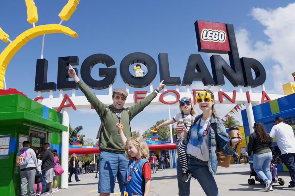 Jason Sudeikis and Olivia Wilde Legoland