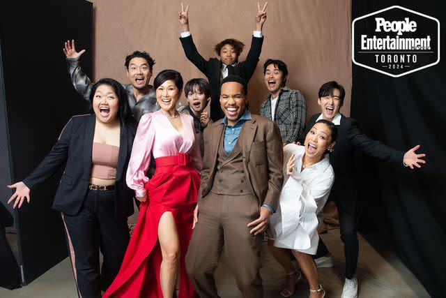 <p>Ben Trivett/Shutterstock</p> Clockwise from bottom left: Emi Kim, Jonnie Park, Eddie Par, Soul Rasheed, Will Jay, Kevin Woo, Jee Young Han, Anderson Paak, Cathy Shim (K-Pops) photographed in the PEOPLE, EW and Shutterstock Toronto International Film Festival 2024 Portrait Studio on September 8, 2024 in Toronto, Ontario, Canada.