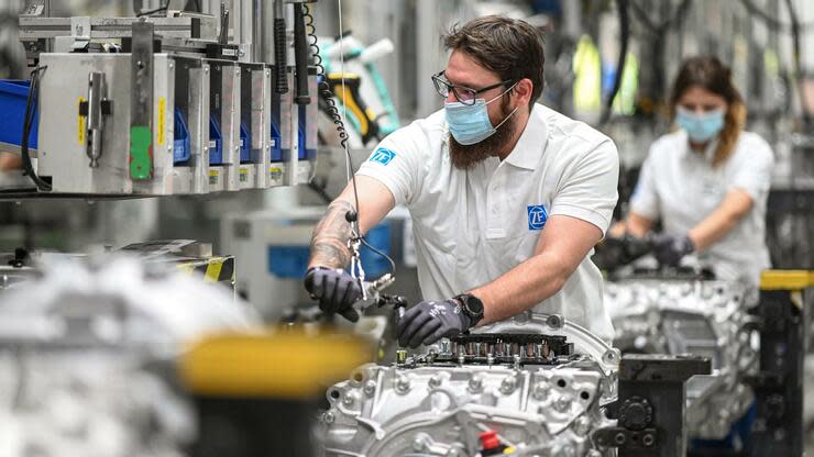 Im Zweigwerk Eitorf im Rheinland ruht die Produktion wegen hoher Covid-Infektionszahlen. Foto: dpa