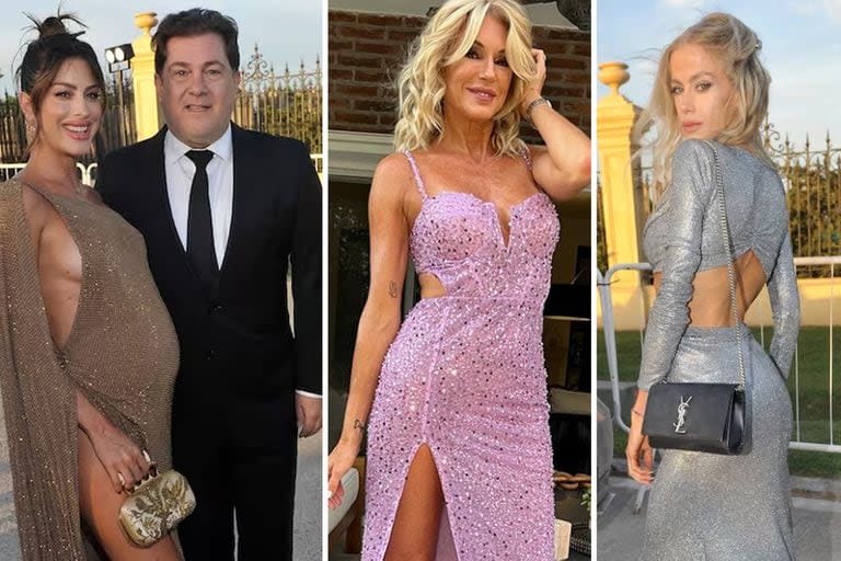 Todos los looks de los invitados a la boda de Cande Tinelli y Coti Sorokin