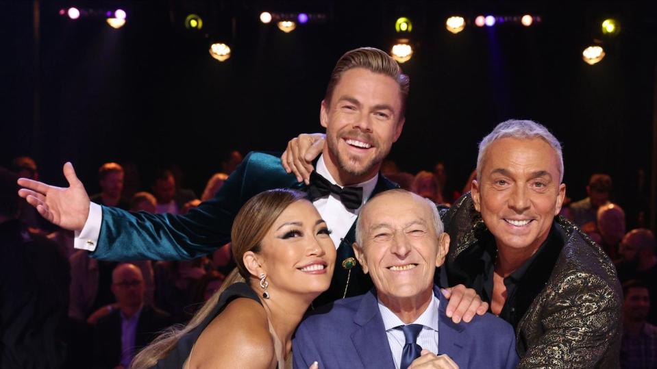 carrie ann inaba, derek hough, len goodman,bruno tonioli, dancing with the stars