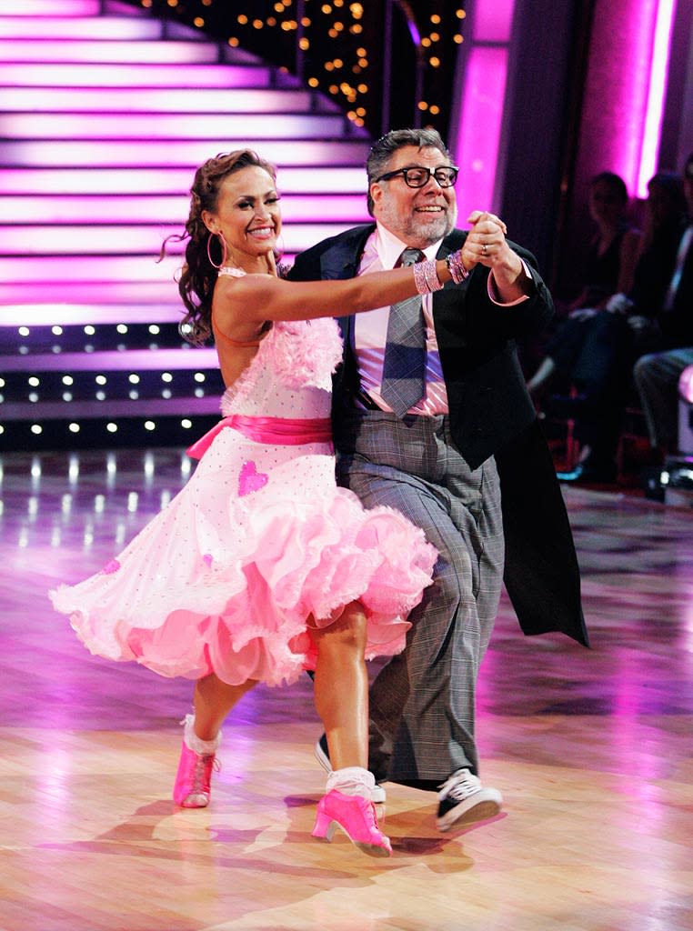 Steve Wozniak and Karina Smirnoff perform the Quickstep to "Oh Boy" by Buddy Holly on "Dancing with the Stars."