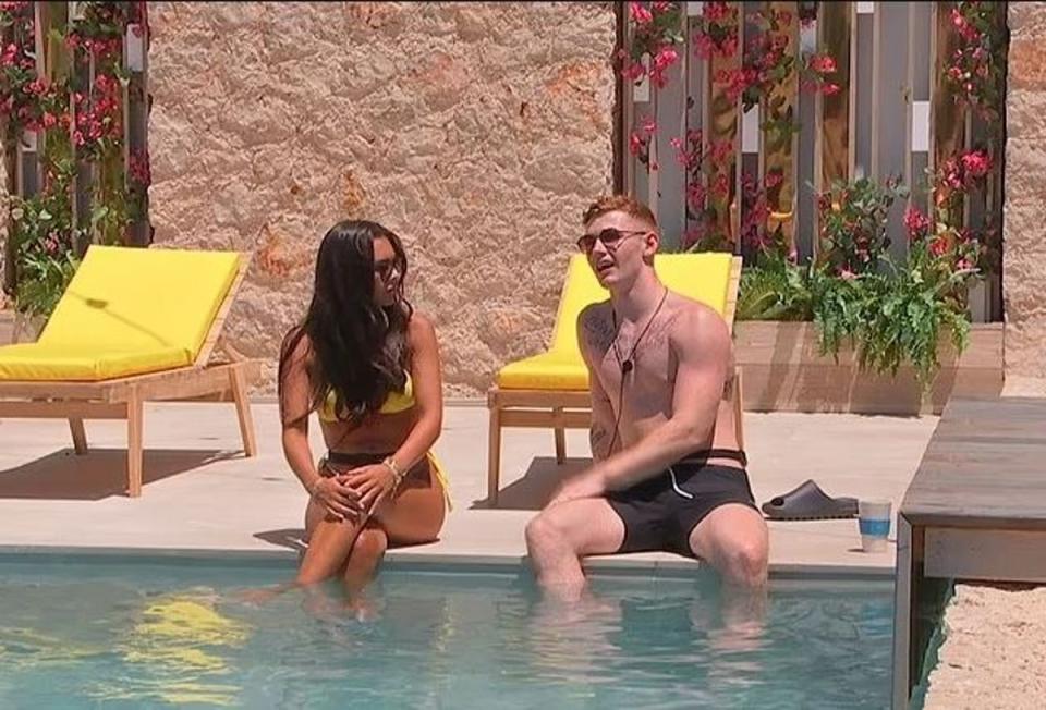 Love Island: Jack Keating was seen getting close to Gemma Owen in Sunday night’s episode (ITV2)