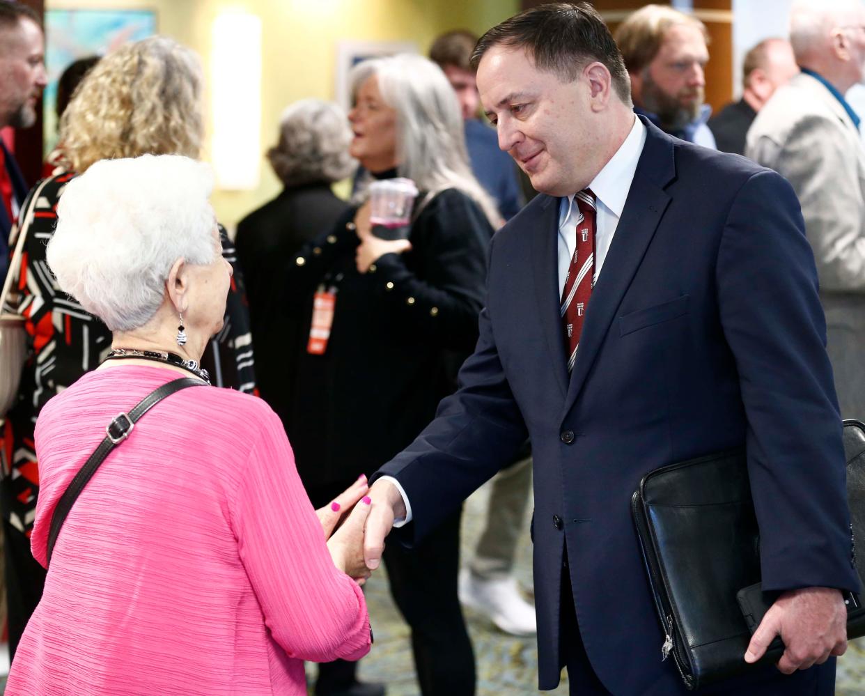 Missouri Secretary of State Jay Ashcroft is seen here the GOP Lincoln Day event at the Oasis Convention Center on March 9, 2024.