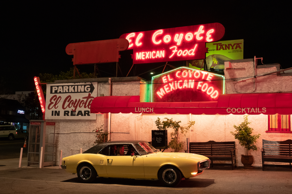 Once Upon a Time in Hollywood filming location El Coyote Mexican Café