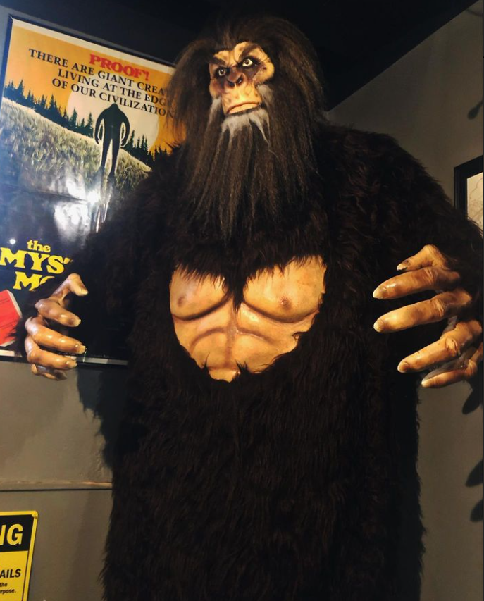 Likeness of a Bigfood at the International Paranormal Museum and Research Center in Somerset, Kentucky.