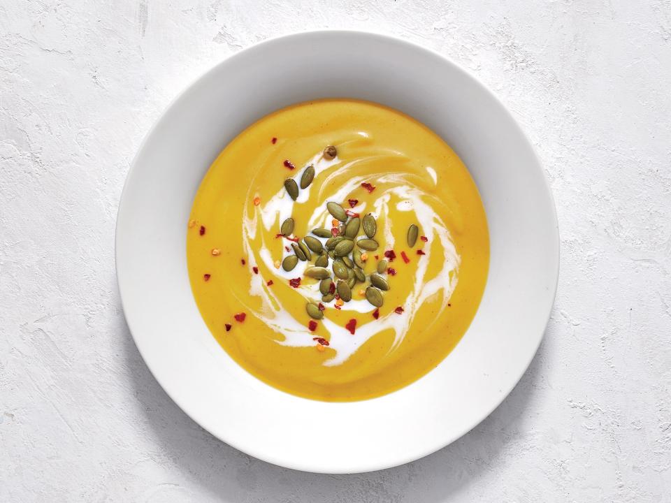 Instant Pot Curried Coconut-Pumpkin Soup