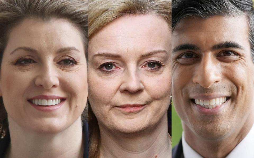 Penny Morduant Liz Truss Rishi Sunak - Getty Images