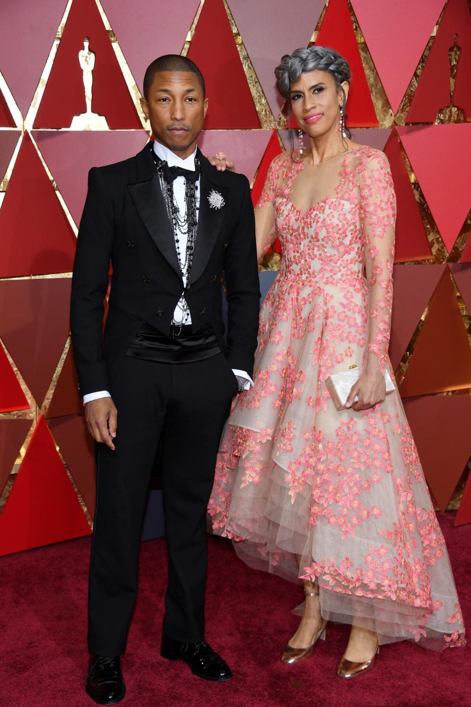 Helen Lasichanh and Pharrell Williams