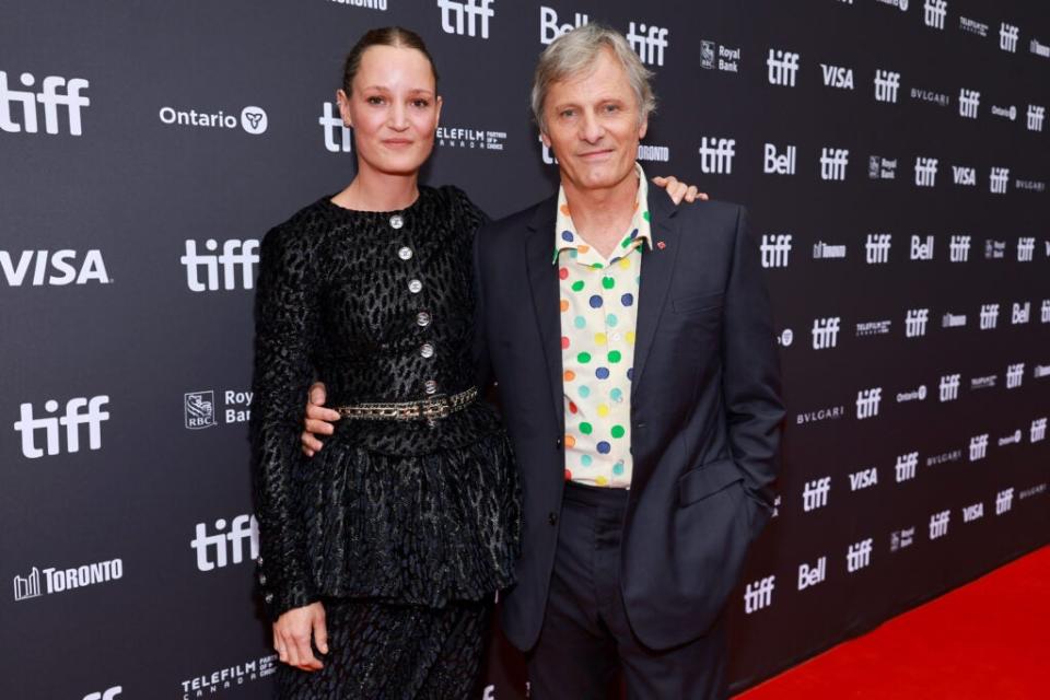 TORONTO, ONTARIO – SEPTEMBER 08: Vicky Krieps and Viggo Mortensen attend “The Dead Don’t Hurt” premiere during the 2023 Toronto International Film Festival at Princess of Wales Theatre on September 08, 2023 in Toronto, Ontario. (Photo by Matt Winkelmeyer/Getty Images)