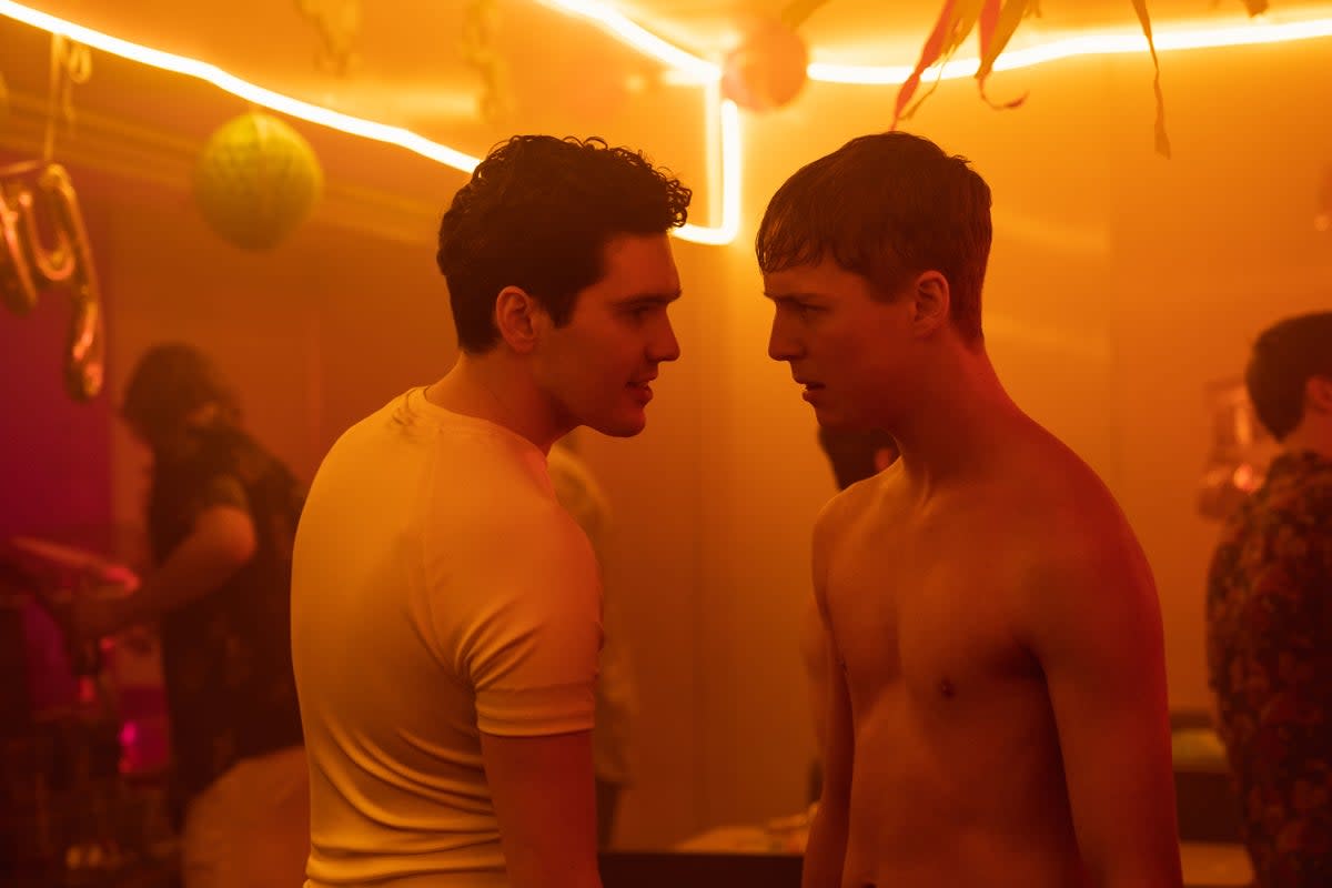 Jack Rowan, left, and Oscar Kennedy in BBC Three’s Wreck  (BBC/Euston Films)