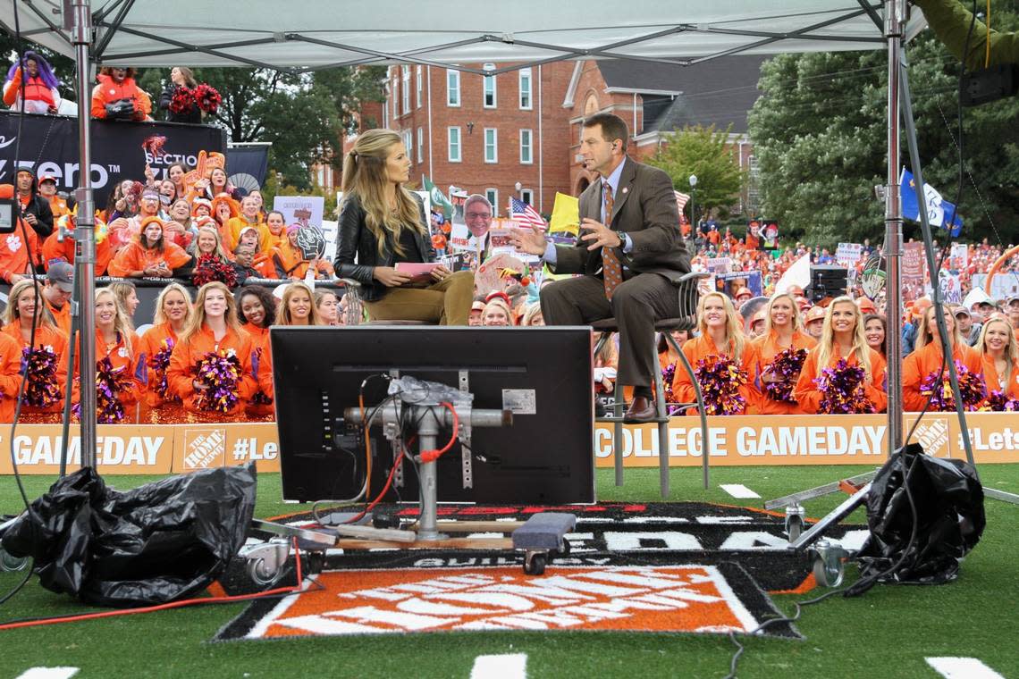 Clemson hosts ESPN College Gameday on Bowman Field prior to their matchup vs. Notre Dame Saturday, October 3, 2015. DAWSON POWERS/Contributor