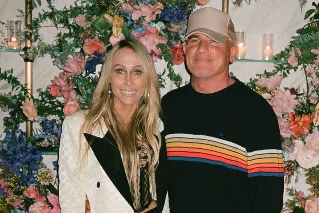 Dominic Purcell/instagram Tish Cyrus and Dominic Purcell