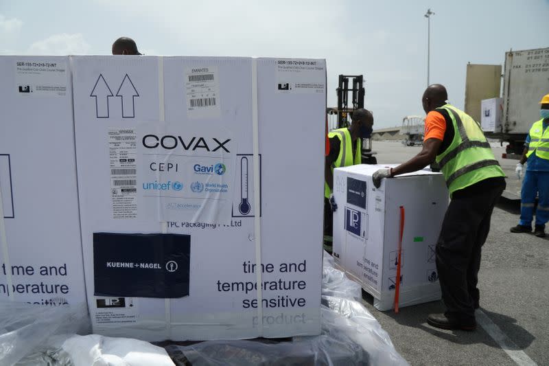 Ivory Coast receives second batch of COVID-19 vaccines from COVAX scheme