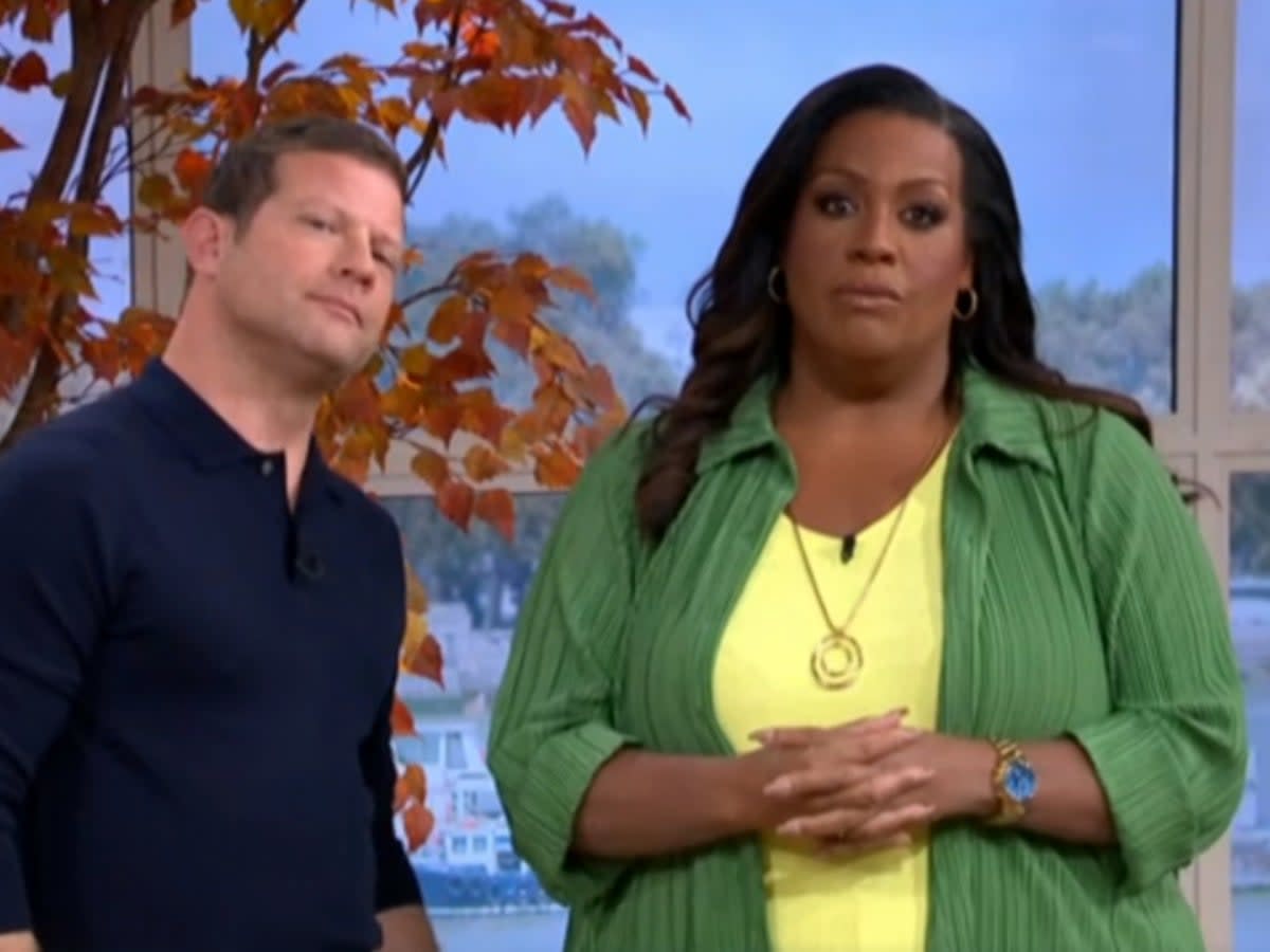 Dermot O’Leary and Alison Hammond (ITV / screengrab)