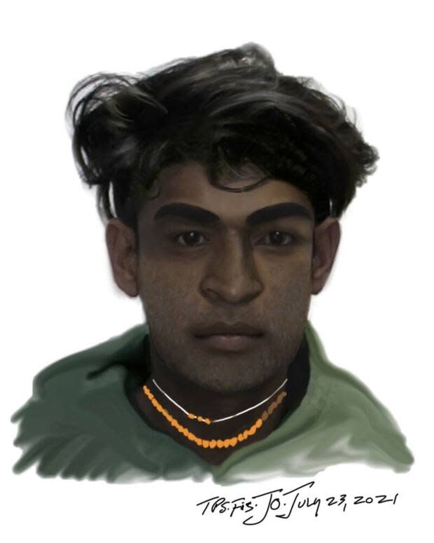 Toronto police have released a composite sketch of a man wanted in connection with a sexual assault on July 4, 2021. (Toronto Police Service - image credit)