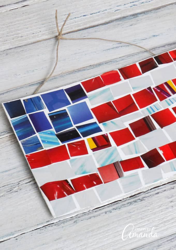 Magazine Mosaic Flag