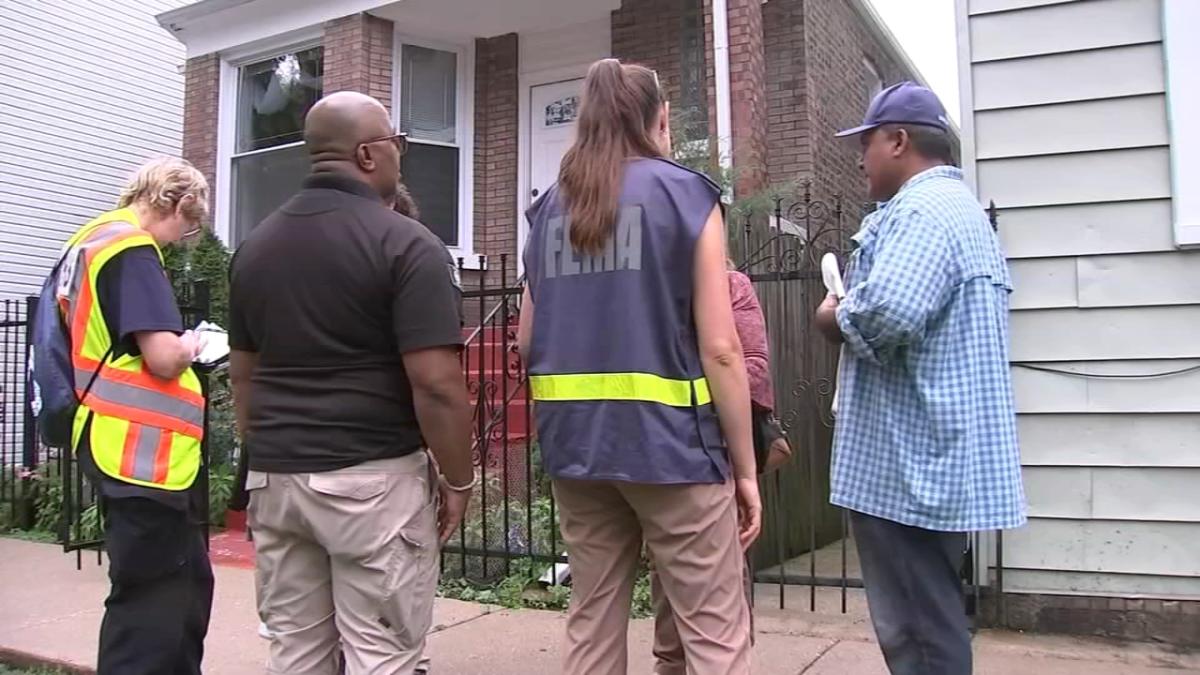 Teams assessing Cicero flooding damage