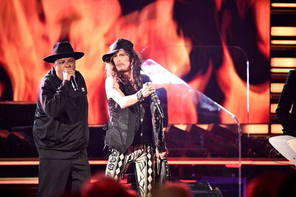 In 2020, Joseph "Run" Simmons of Run-D.M.C. got on stage with Aerosmith's lead singer Steven Tyler to reprise their hit collaboration, a remake of the rock group's '70s hit song, "Walk This Way."