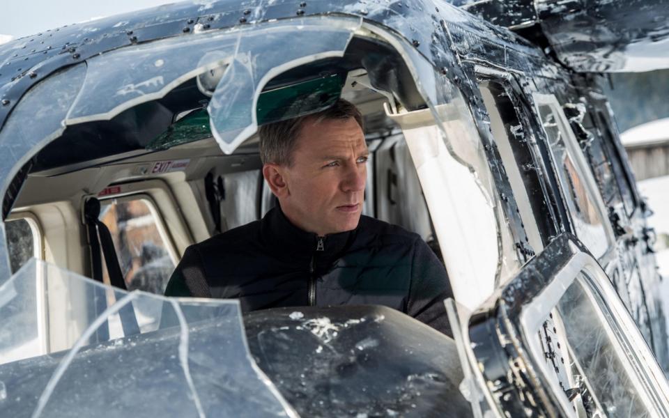 Looking to slash his wrists: Daniel Craig in 2015's Spectre - Columbia