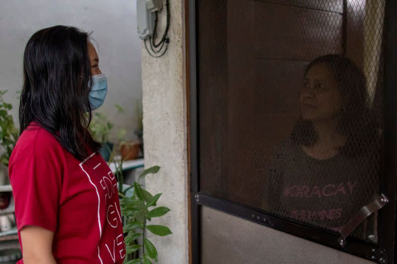 Between duty and family: Philippines doctor isolates at home after work