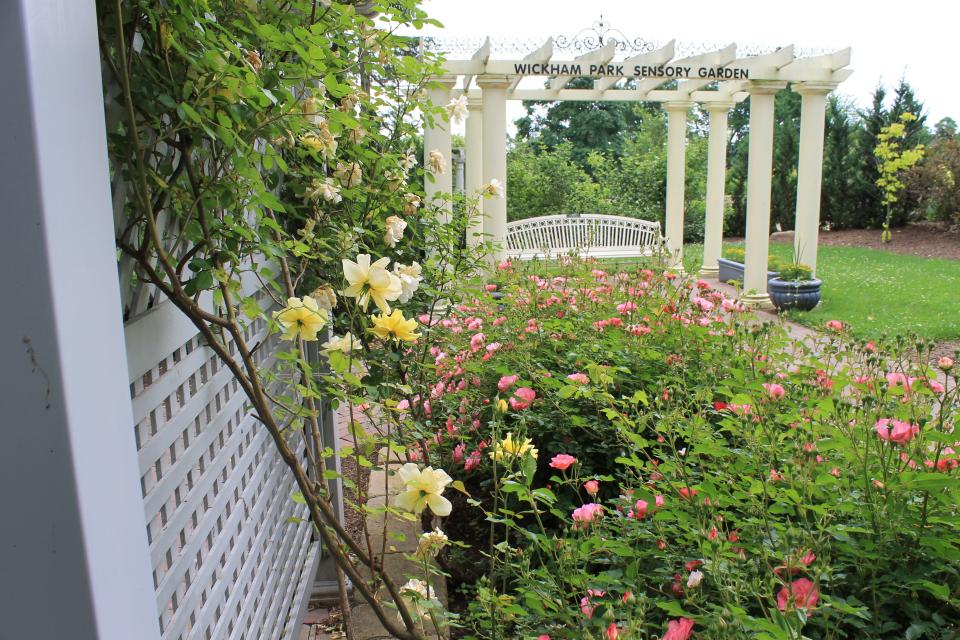 Wickham Park's sensory garden, near Hartford, Connecticut, features areas devoted to all five senses and is considered one of the largest sensory gardens in the country.