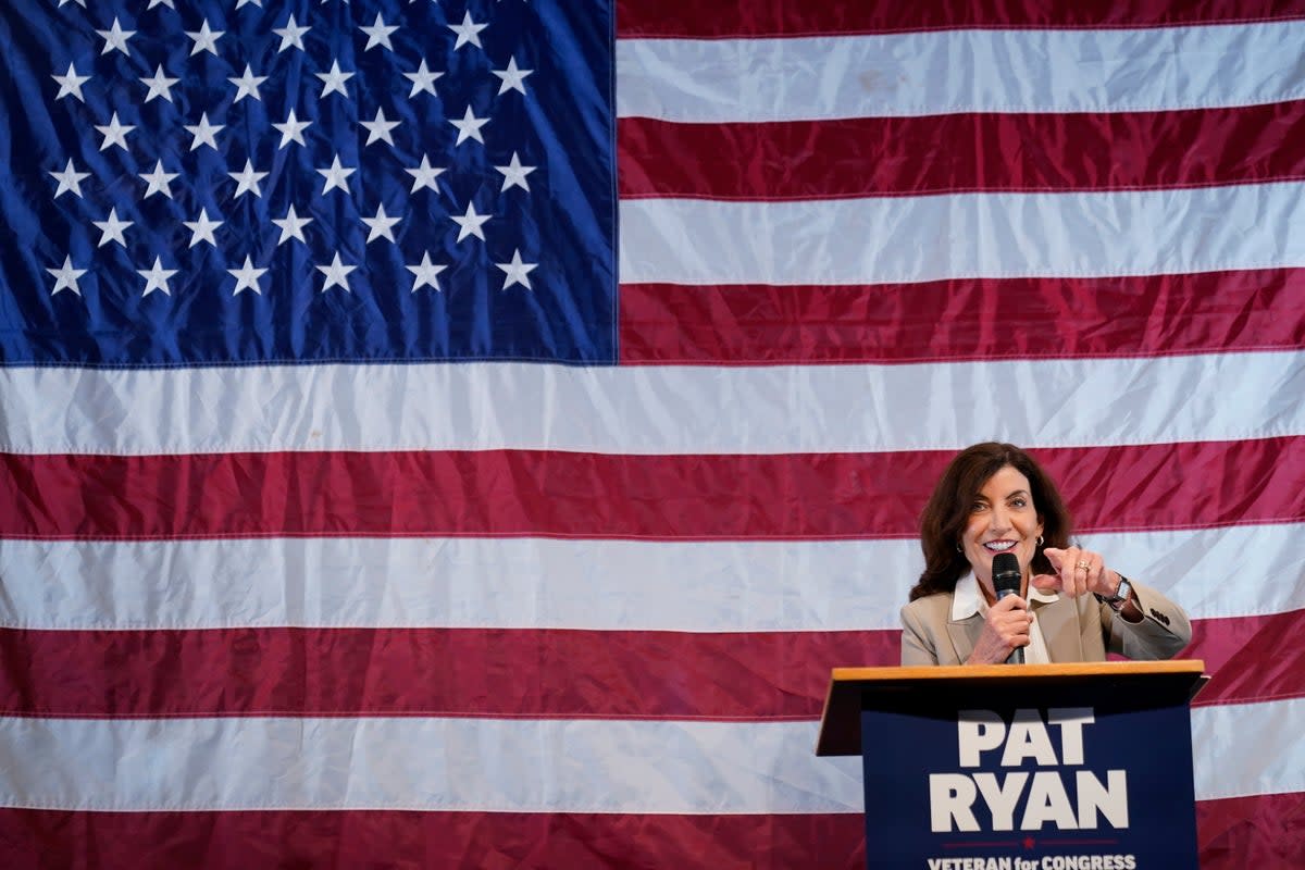 NY Governor Kathy Hochul introduces Pat Ryan  (Copyright 2022 The Associated Press. All rights reserved)