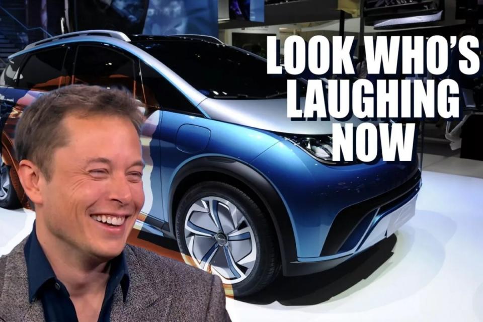 Elon Musk在2011年的時候接受採訪時被問及怎麼看待BYD比亞迪這個品牌，他卻發出一個鄙視的笑聲。