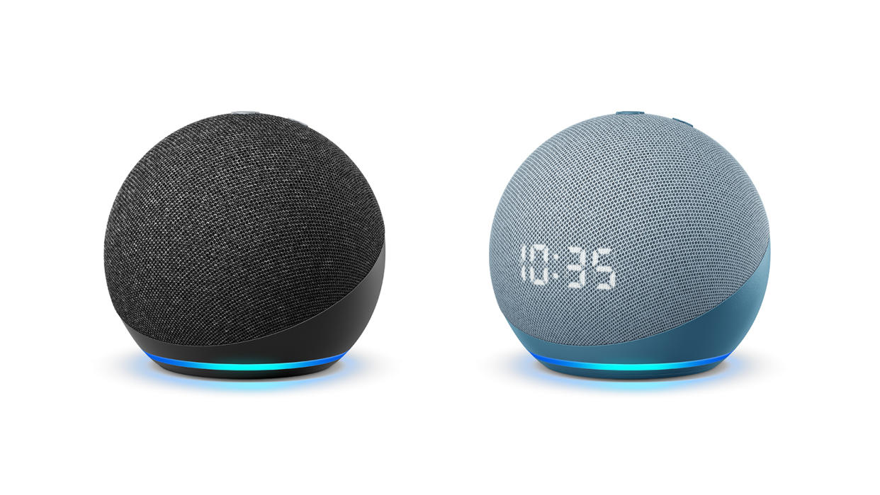  Amazon Echo Dot (4th gen), Amazon Echo Dot with Clock (4th gen). 