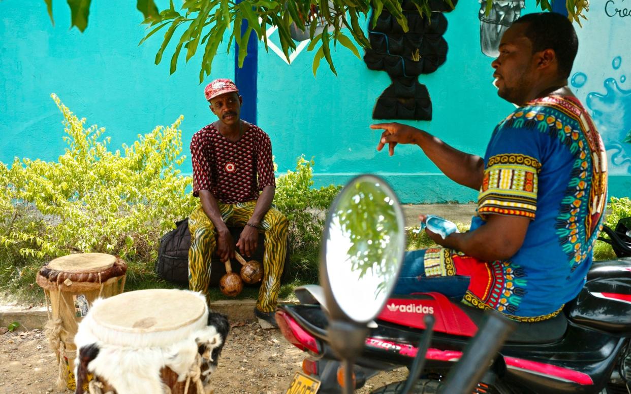 San Basilio de Palenque has Unesco heritage status as the only surviving walled community founded by escaped slaves as a refuge in the 17th century