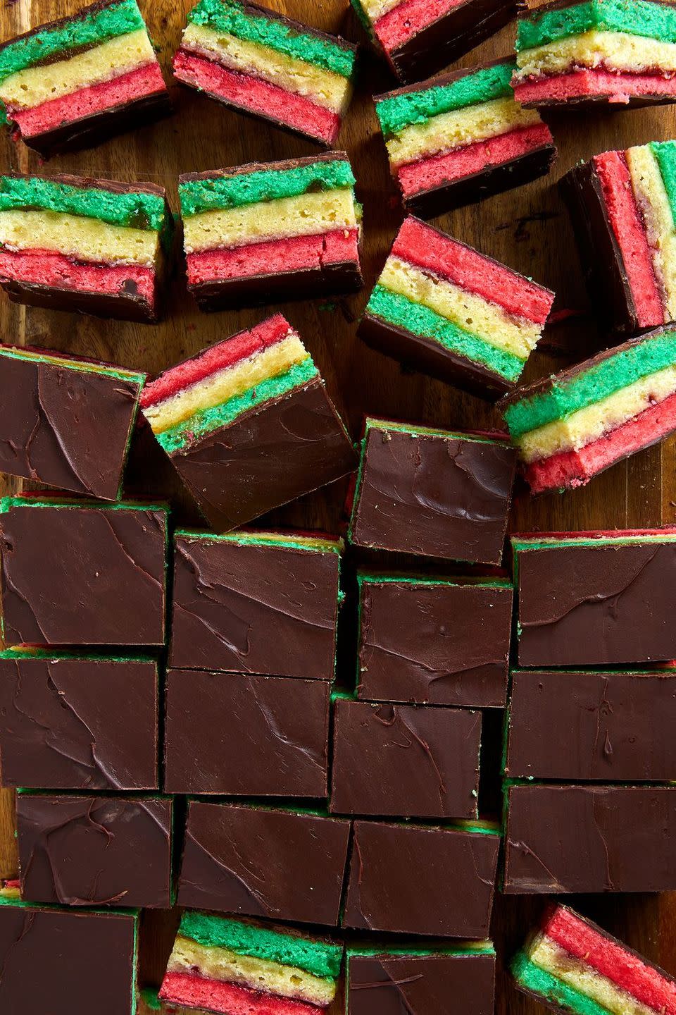 italian rainbow cookies