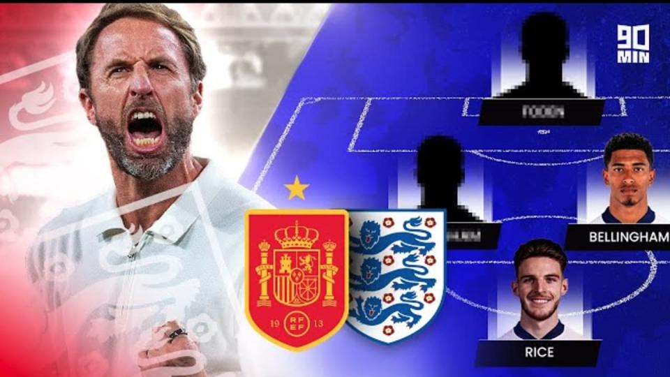 Picking England's best starting lineup for Euro 2024 final against Spain