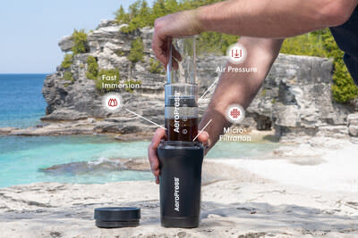 Justo a tiempo para las aventuras de verano, la prensa de café mejor valorada del mundo presenta un completo sistema de café de viaje.